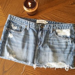 Abercrombie & Fitch jean skirt size 8